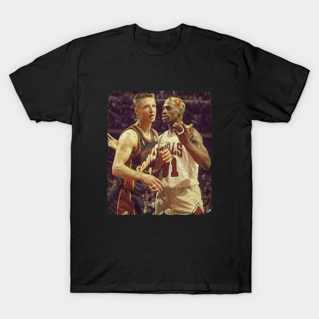 Detlef Schrempf vs Dennis Rodman T-Shirt by MJ23STORE